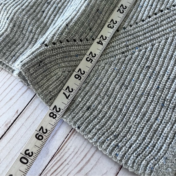 EUC Talbots Tweed Cowl Neck Sweater Vest in Gray size Large - Picture 12 of 12